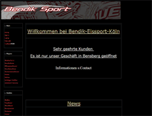 Tablet Screenshot of hockeysport.de